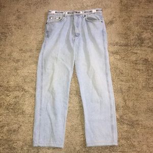 Moschino Light Wash Jeans, Made in Italy